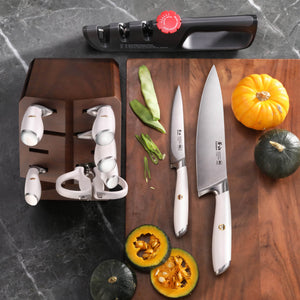 
                  
                    Load image into Gallery viewer, L1 Series 10-Piece Knife Block Set, Forged German Steel, 1027532
                  
                