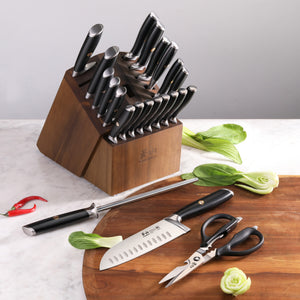 
                  
                    Load image into Gallery viewer, L &amp;amp; L1 Series 23-Piece Classic Knife Block Set, Forged German Steel
                  
                