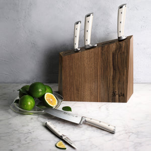 
                  
                    Load image into Gallery viewer, S1 Series 6-Piece German Steel Forged Knife Block Set, Forged German Steel, Walnut Block, 59663
                  
                