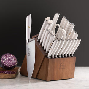 
                  
                    Load image into Gallery viewer, L &amp;amp; L1 Series 23-Piece Classic Knife Block Set, Forged German Steel
                  
                