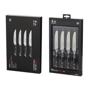 
                  
                    Load image into Gallery viewer, HELENA Series 4-Piece Fine-Edge Steak Knife Set, Forged German Steel
                  
                