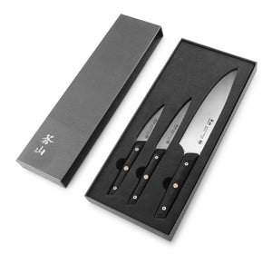 
                  
                    Load image into Gallery viewer, TG Series 3-Piece Starter Knife Set, Swedish 12C27M Steel, 62355
                  
                