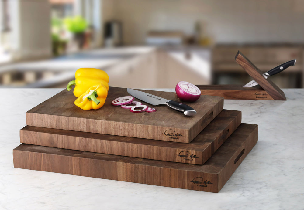 
                  
                    Load image into Gallery viewer, TKSC Walnut End-Grain Cutting Board, 14x20x1.5&amp;quot;, Thomas Keller Signature Collection, 1024104
                  
                