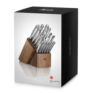 
                  
                    Load image into Gallery viewer, N1 Series 17-Piece Knife Block Set, Walnut, Forged German Steel, 1024784
                  
                