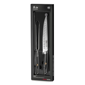 
                  
                    Load image into Gallery viewer, L Series 2-Piece Carving Set, Forged German Steel, Black, 1026955
                  
                