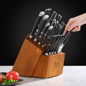 
                  
                    Load image into Gallery viewer, L &amp;amp; L1 Series 17-Piece Knife Set, Forged German Steel
                  
                