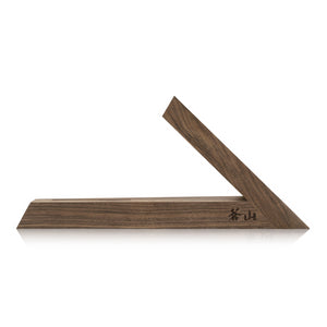 
                  
                    Load image into Gallery viewer, TAI Triangle Walnut Wood Knife Block
                  
                