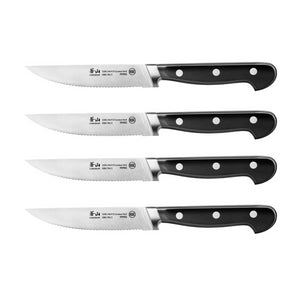 
                  
                    Load image into Gallery viewer, V2 Series 4-Piece 5-Inch Steak Knife Set, Forged German Steel, 1020373
                  
                