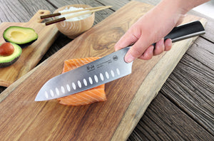 
                  
                    Load image into Gallery viewer, N Series 7-Inch Santoku Knife, Forged German Steel, 59113
                  
                