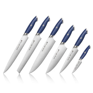 
                  
                    Load image into Gallery viewer, TKSC 6-Piece Knife Set, Forged Swedish Powder Steel, The French Laundry Blue Special Edition Thomas Keller Signature Collection, 1025378
                  
                