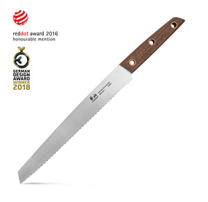 
                  
                    Load image into Gallery viewer, W Series 10.25-Inch Bread Knife, German Steel, 60102
                  
                